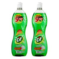 Twopack Lavavajillas Cif Limón 900ml