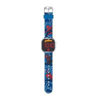 Reloj Accutime Spiderman Led Azul