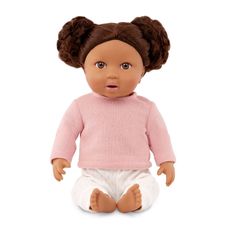 Mu-eca-Babi-Pelo-Marr-n-y-Polo-Rosa-Lullababy-1-351677310