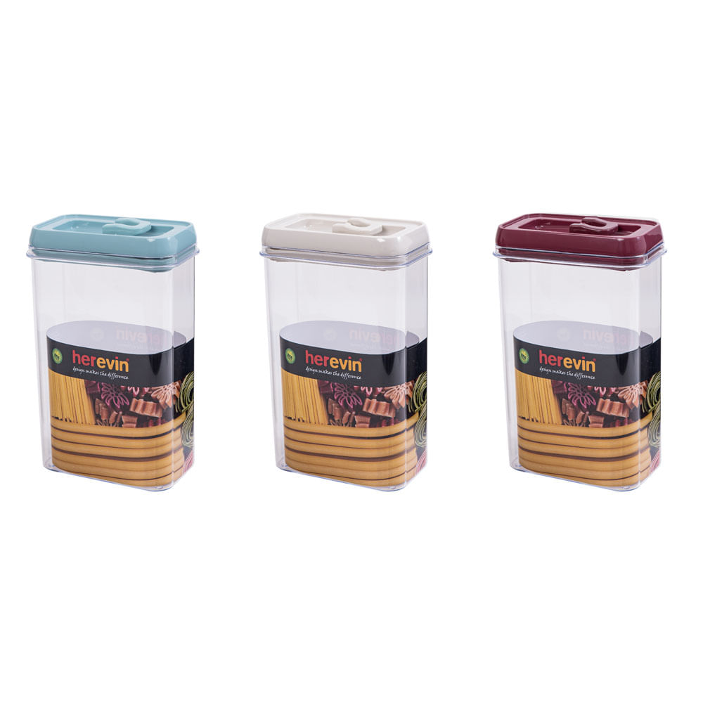 Canister Krea Rectangular Click 2.5L
