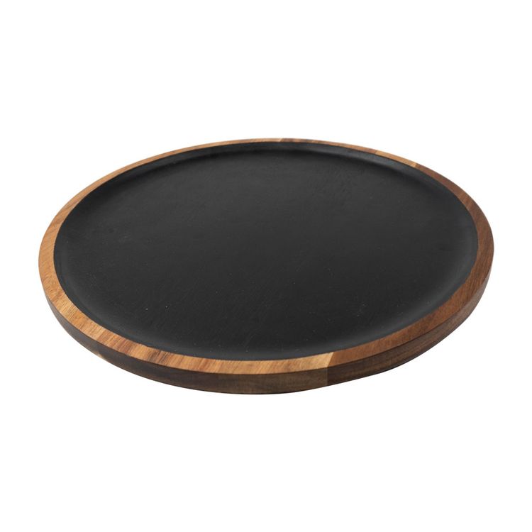 Plato-La-Hacienda-Servir-Liso-Negro-Madera-35cm-1-351665817