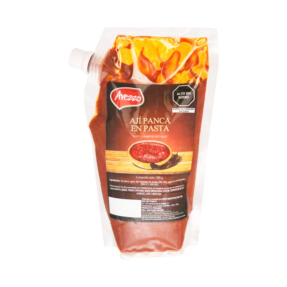 Ají Panca en Pasta Arezzo 500g