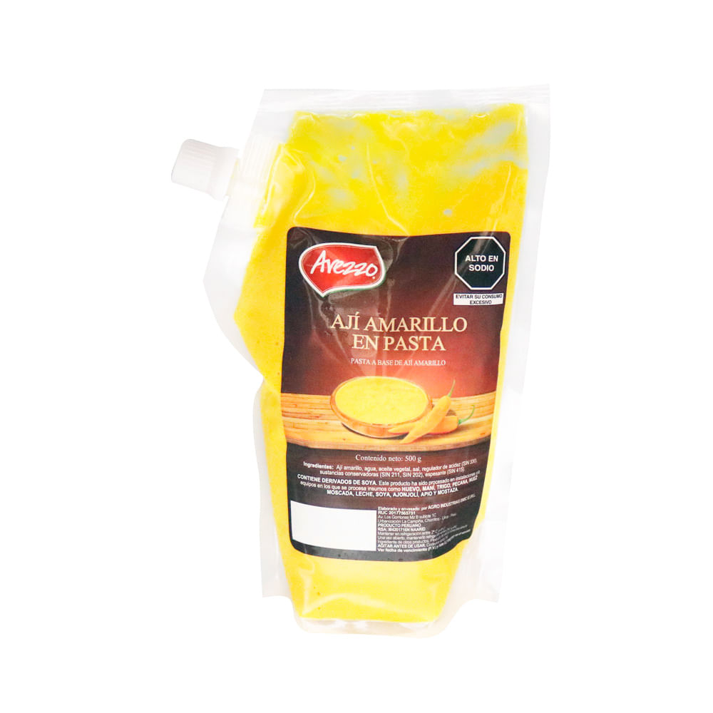 Ají Amarillo en Pasta Arezzo 500g
