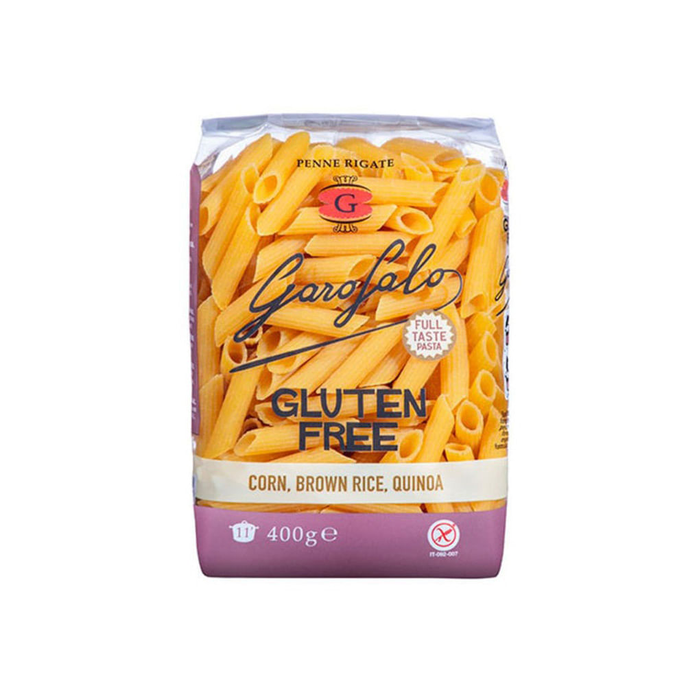 Pasta Sin Gluten Garofalo Penne Rigate 400g