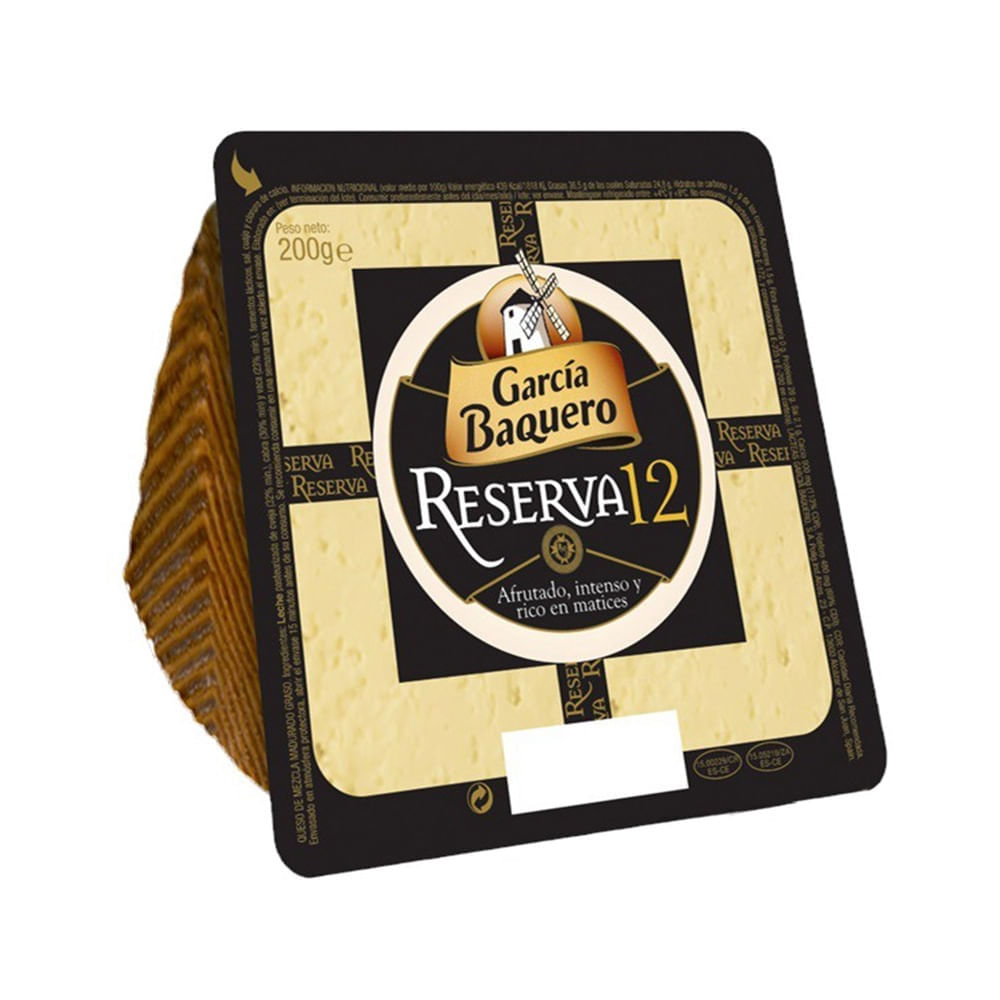 Queso Añejo García Baquero Reserva 12 Cuña 200g