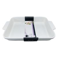 Fuente Krea Porcelana Rectangular con Asas