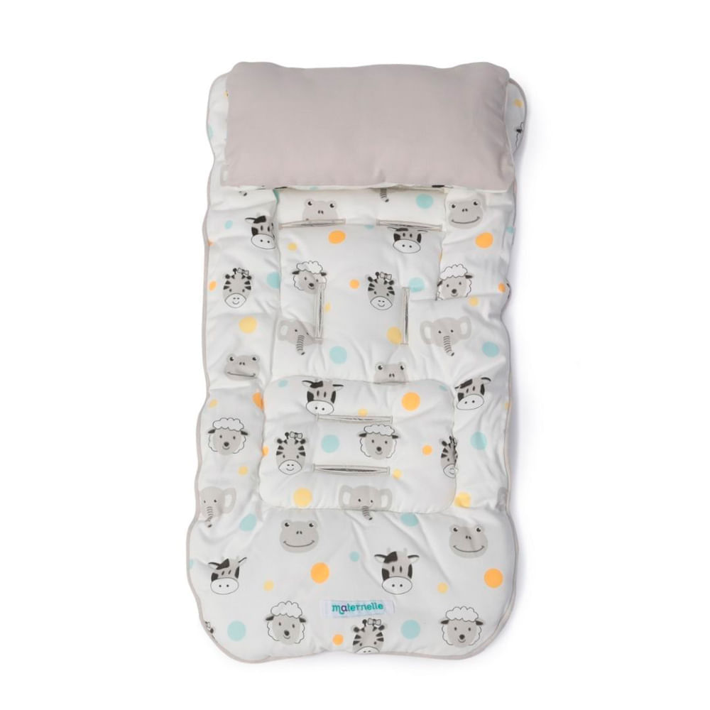 Colchoneta para Coche Maternelle Plomo Animales