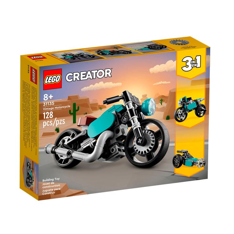 Juego-de-Bloques-Lego-Creator-Vintage-Motorcycle-128-Piezas-1-351658043