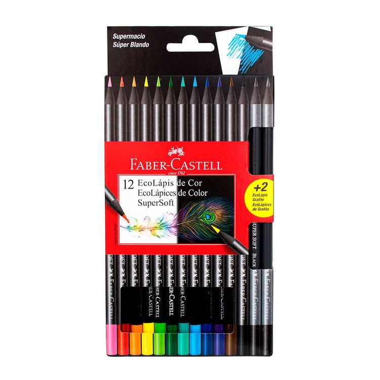 L-pices-de-Color-Faber-Castell-SuperSoft-14un-1-188024285 L-pices-de-Color-Faber-Castell-SuperSoft-14un-1-188024285