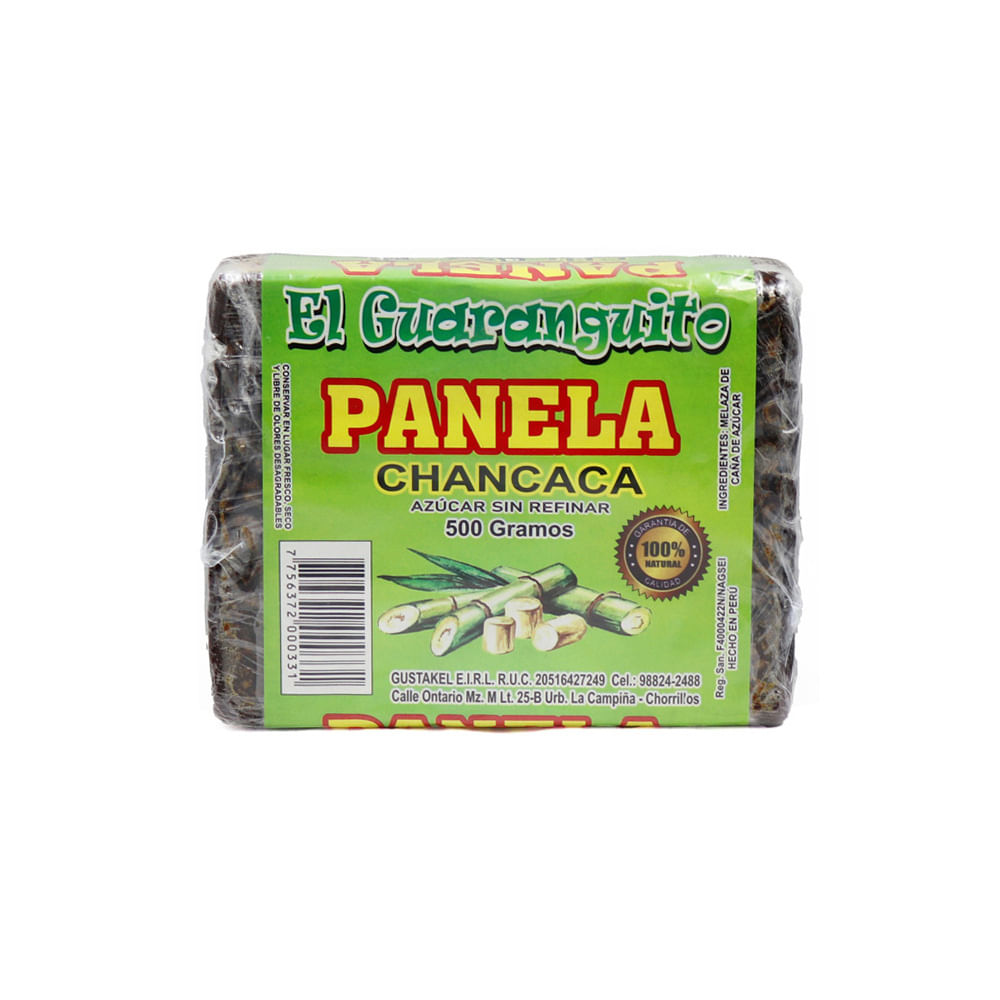 Panela / Chancaca El Guaranguito 500g
