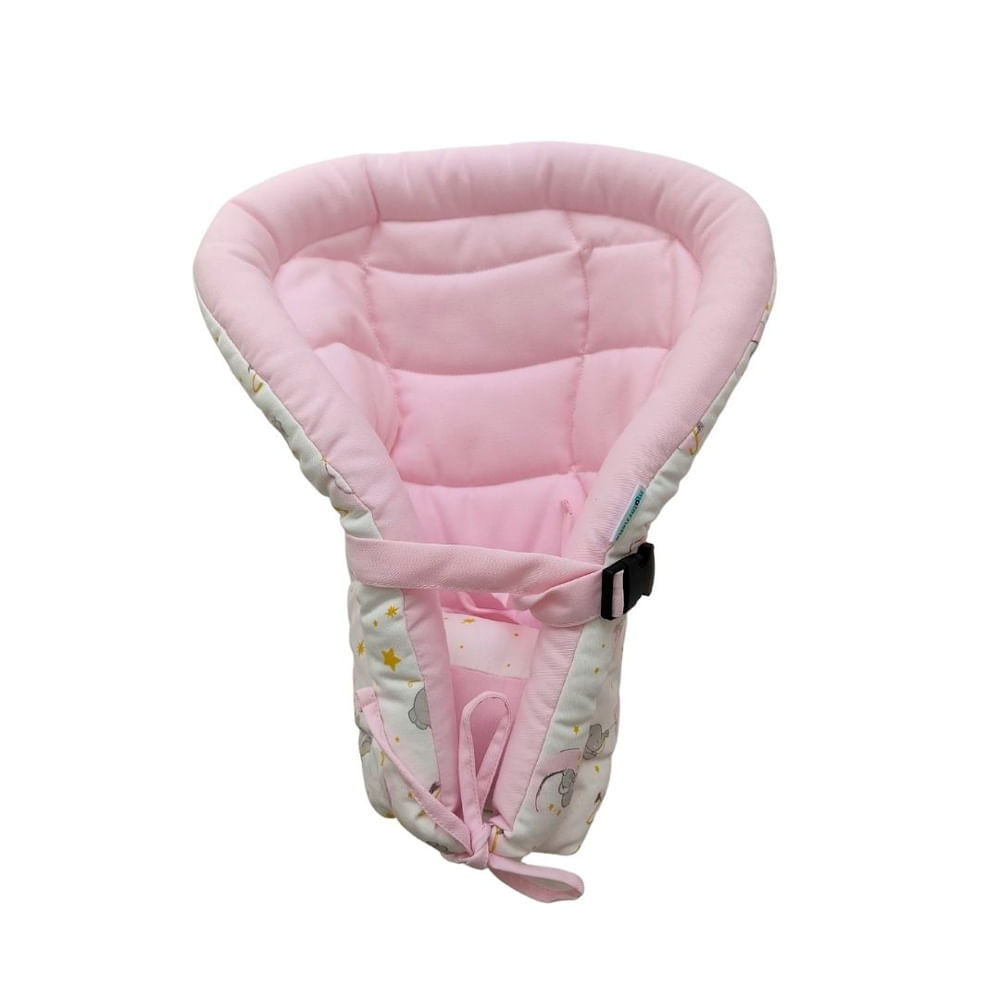 Cojín Portabebé 3 en 1 Maternelle Rosado Elefante