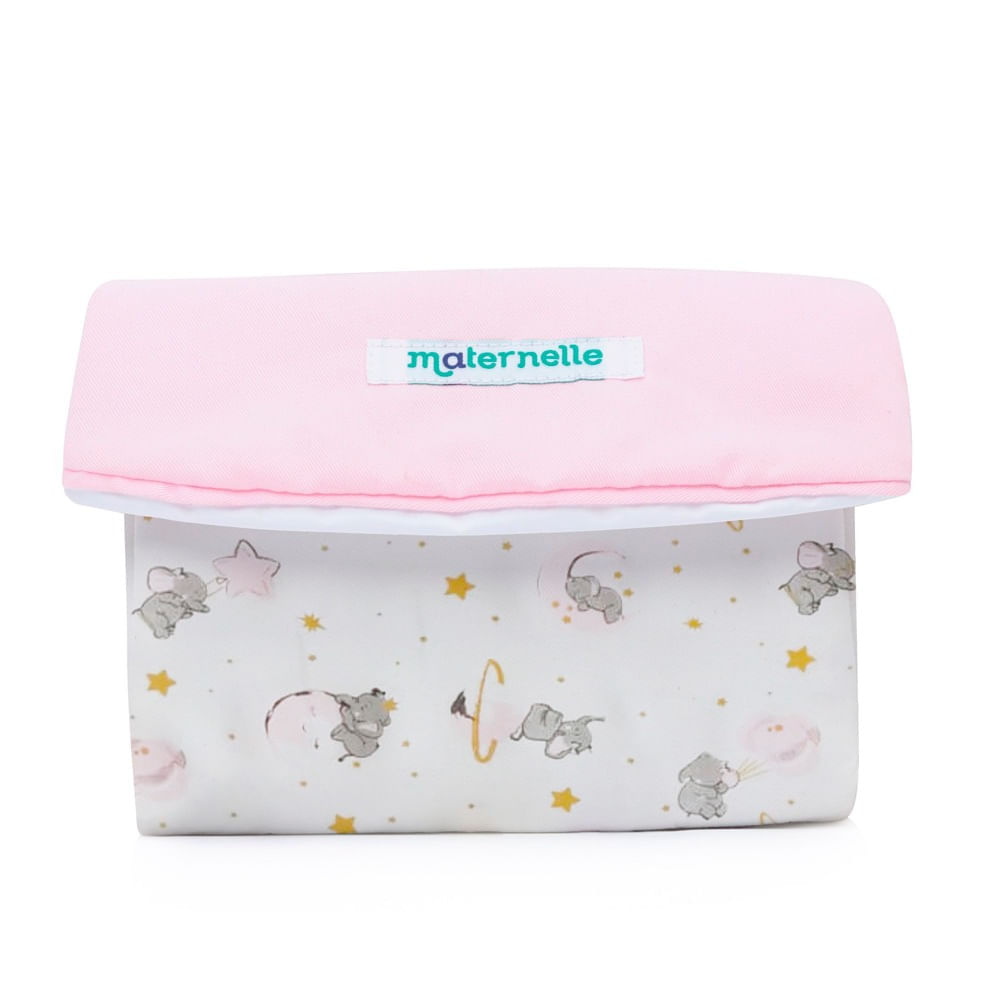 Cambiador Portátil Maternelle Elefante Rosado