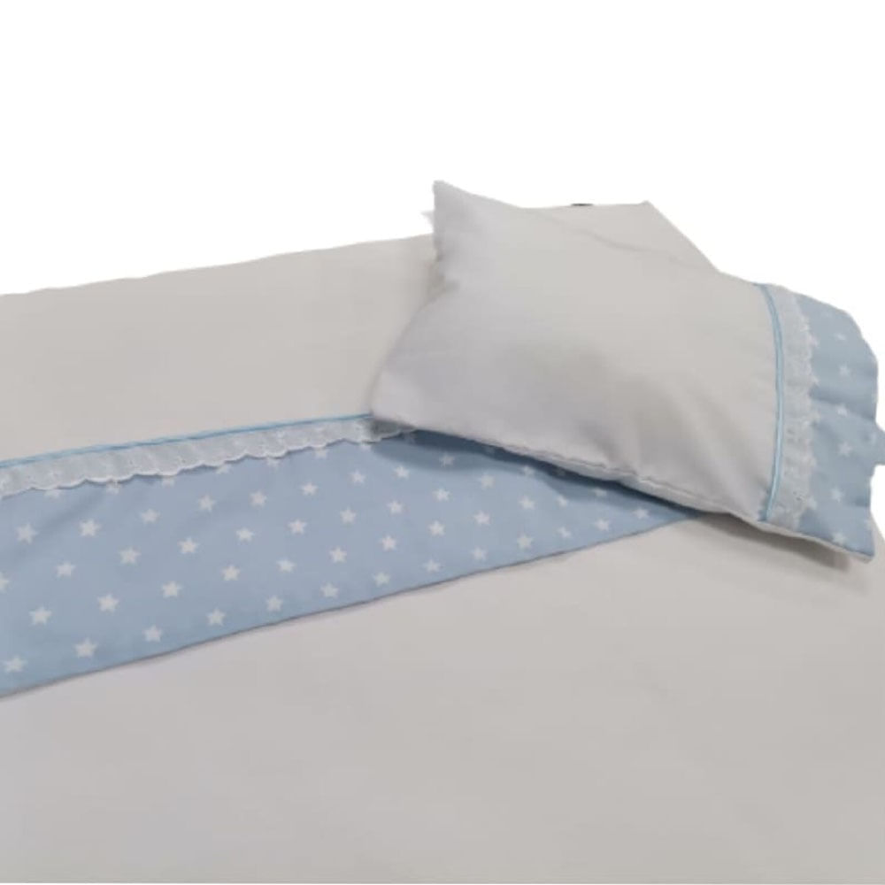 Juego de Sábanas para Pack and Play Maternelle Celeste Estrellas