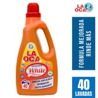 Detergente Líquido La Oca White 2L