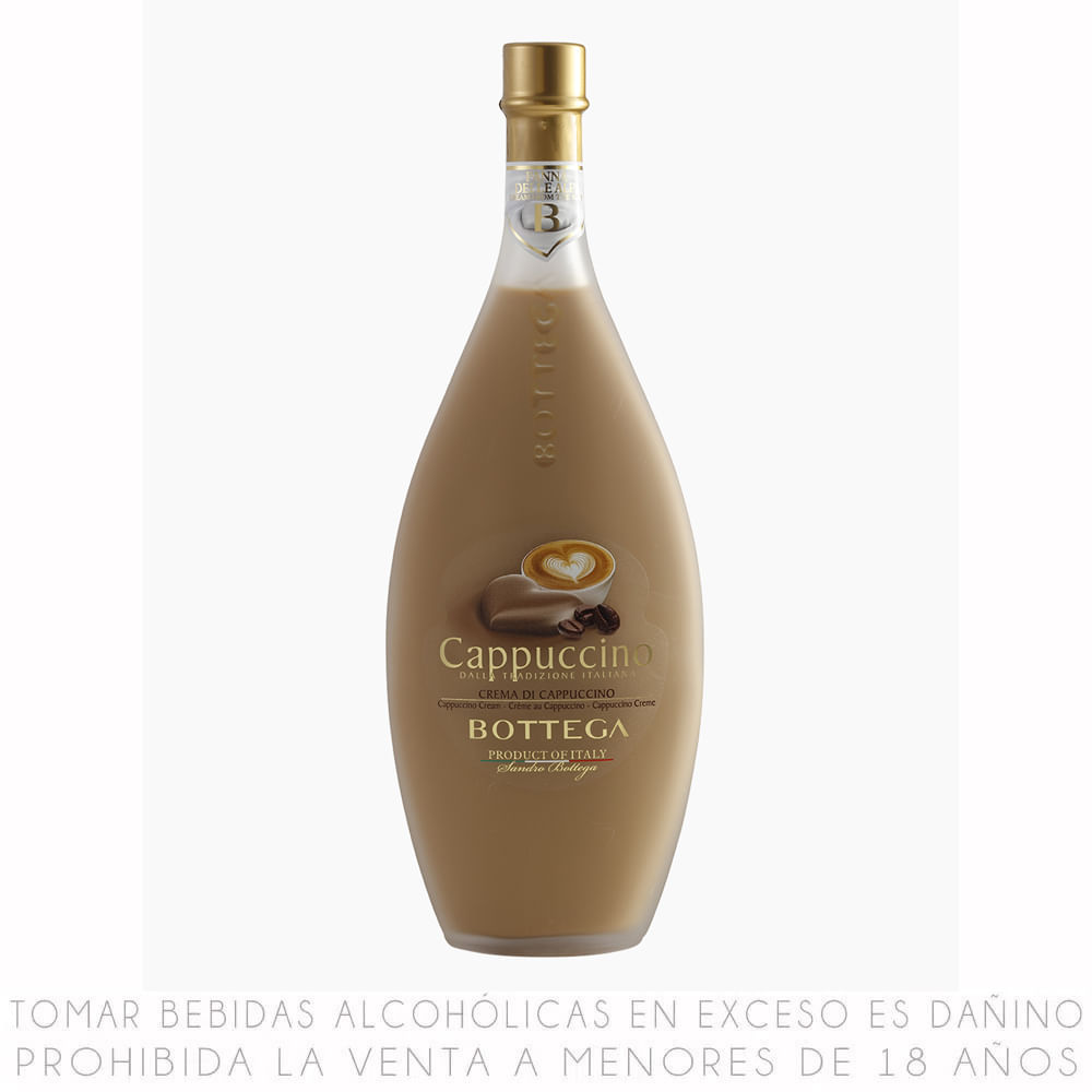 Licor Bottega Capuccino Botella 500ml