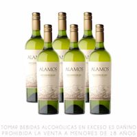 Sixpack Vino Blanco Sauvignon Blanc Álamos Botella 750ml