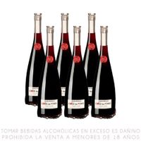 Sixpack Vino Tinto Pinot Noir Coté des Roses Botella 750ml