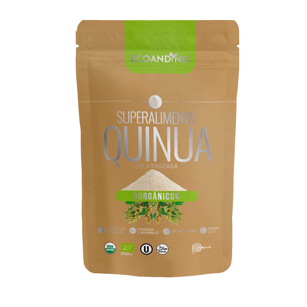 Quinua Gelatinizada Ecoandino Orgánica 200g