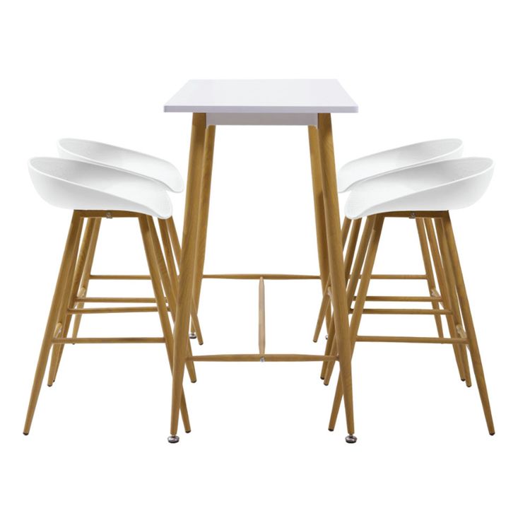 Comedor-Alto-4-Sillas-M-Design-110x50x90cm-Blanco-1-351660057