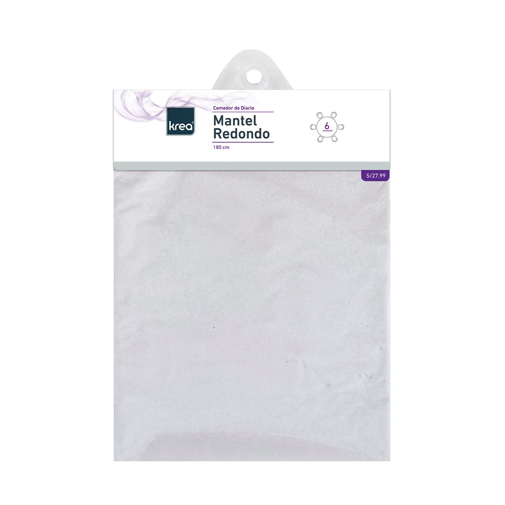 Mantel Krea PVC Protector Redondo