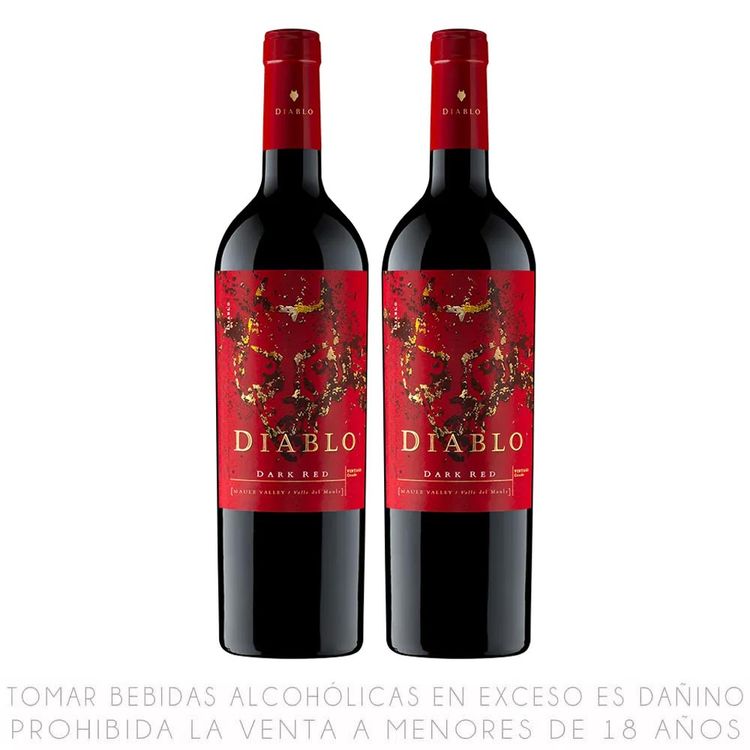 Twopack-Vino-Tinto-Blend-Diablo-Dark-Red-Botella-750ml-1-351678869