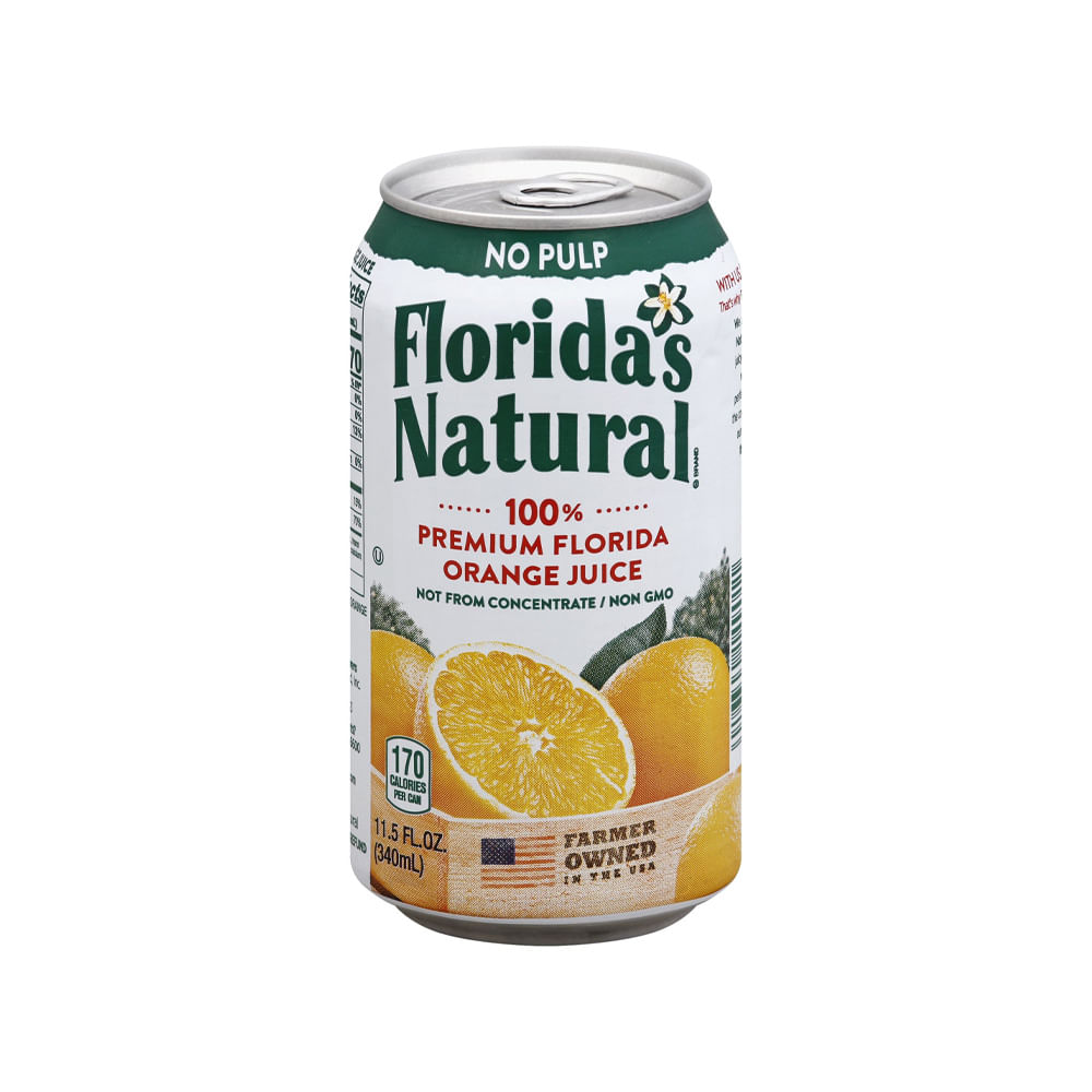 Jugo de Naranja Florida's Nature Lata 340ml