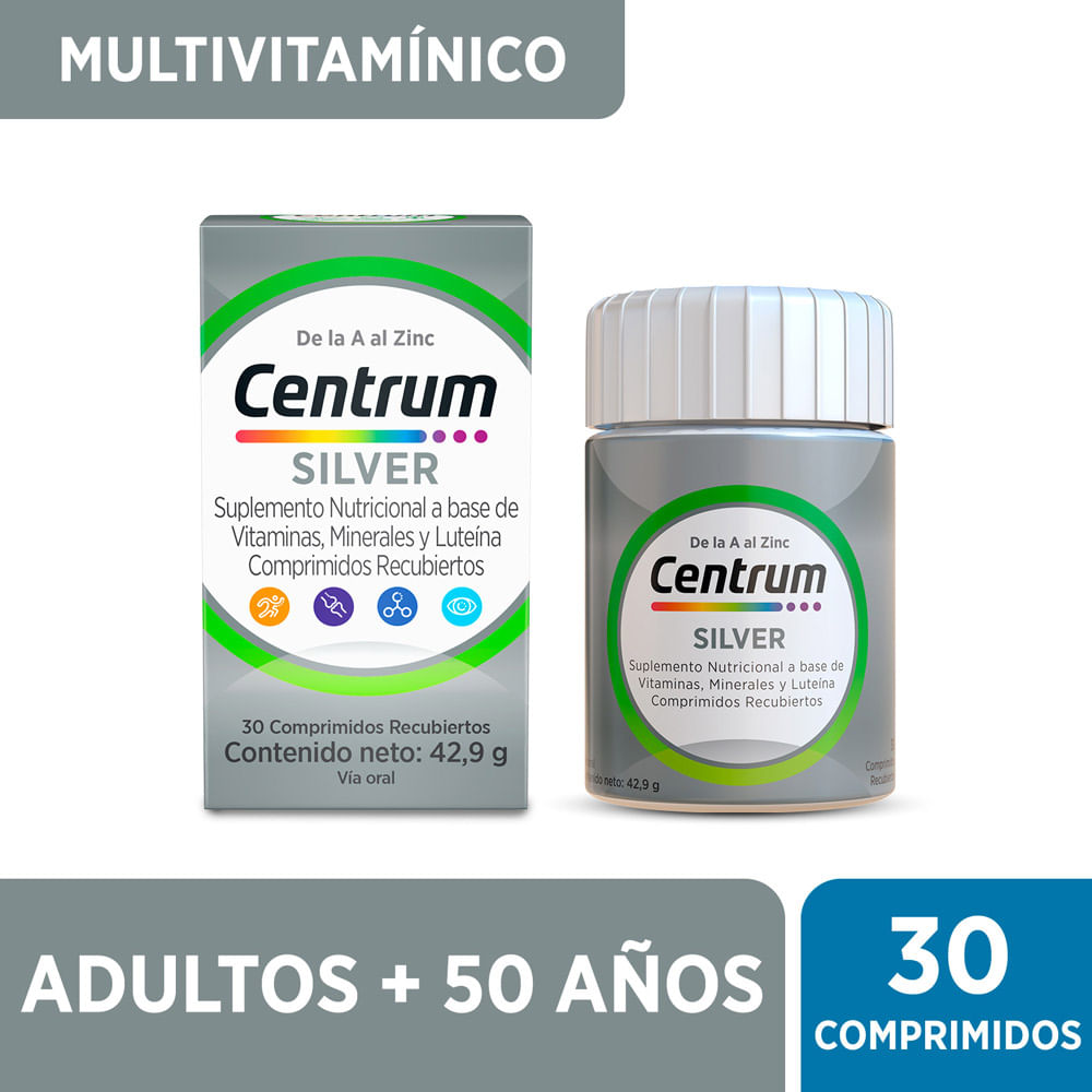 Multivitamínico Centrum Silver Regular 30 Comprimidos