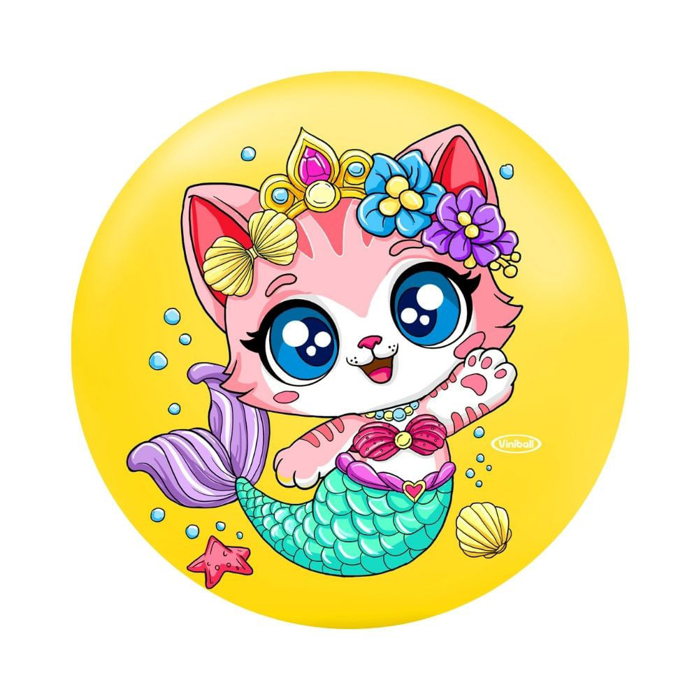 Pelota de Pvc Recreativa #5.5 Gatitos Viniball