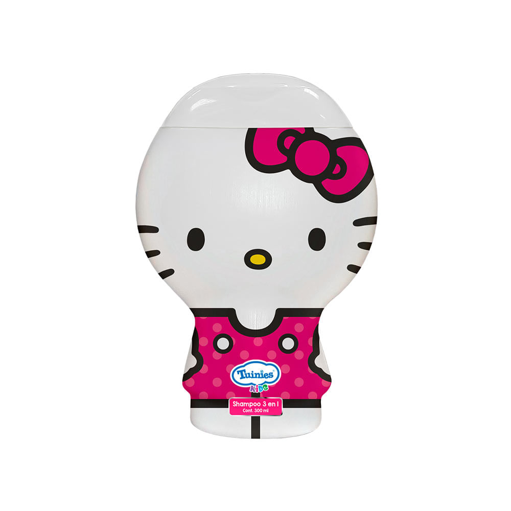 Shampoo 3 en 1 Tuinies Hello Kitty 2D 300ml