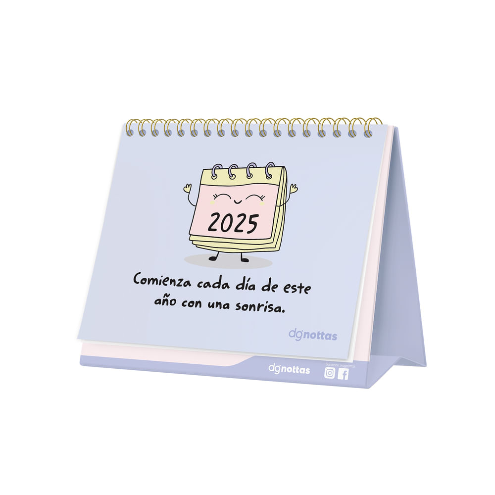 Calendario 2025 Ggnottas Pastel Escritorio