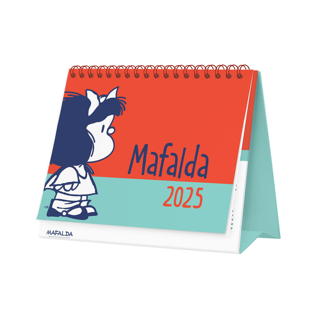 Calendario 2025 Ggnottas Mafalda Escritorio