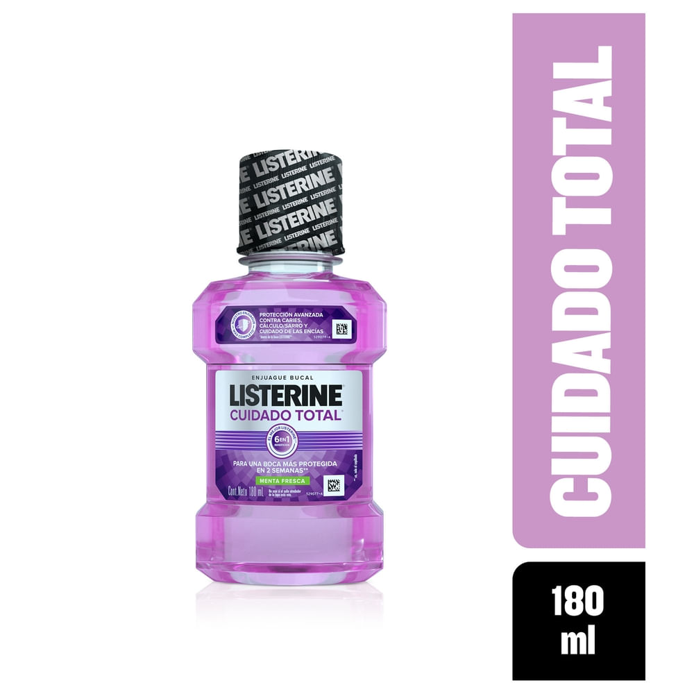Enjuague Bucal Listerine Cuidado Total 180ml