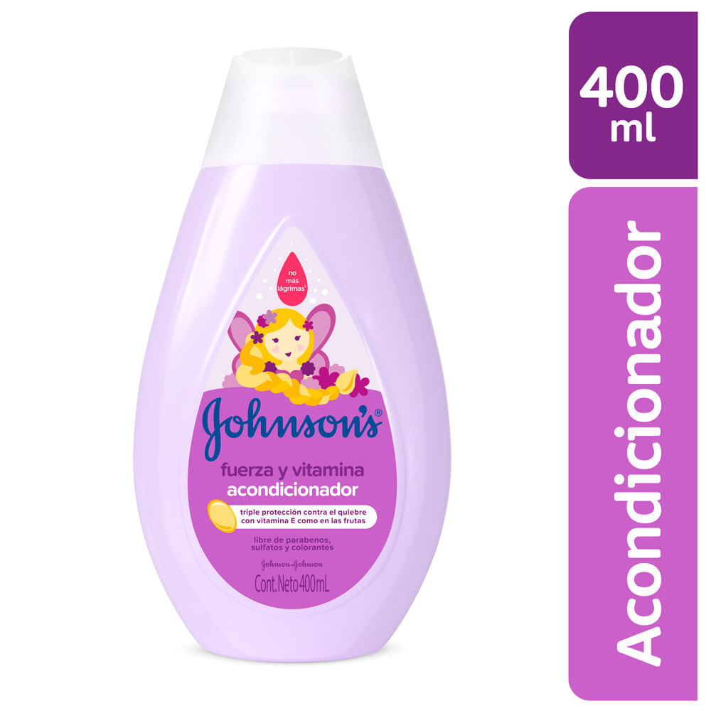 Acondicionador para Bebé Johnson's Baby Fuerza y Vitamina 400ml