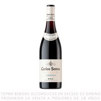 Vino Tinto Orgánico Tempranillo Carlos Serres Botella 750ml