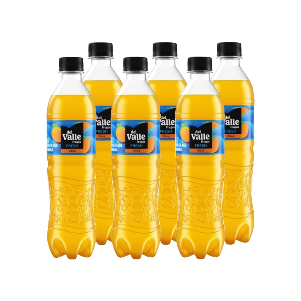 Sixpack Bebida Frugos Fresh Citrus Botella 500ml