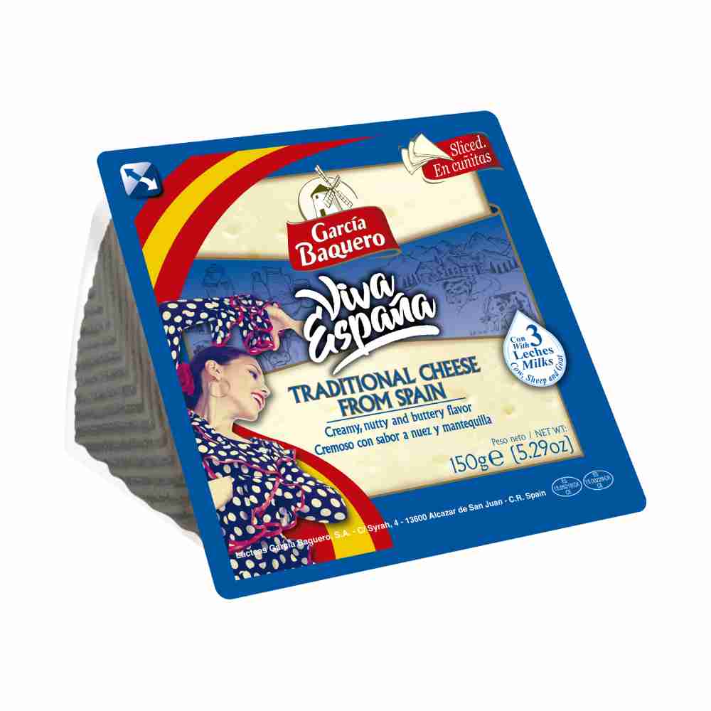 Queso Semicurado García Baquero Viva España Cuña 150g