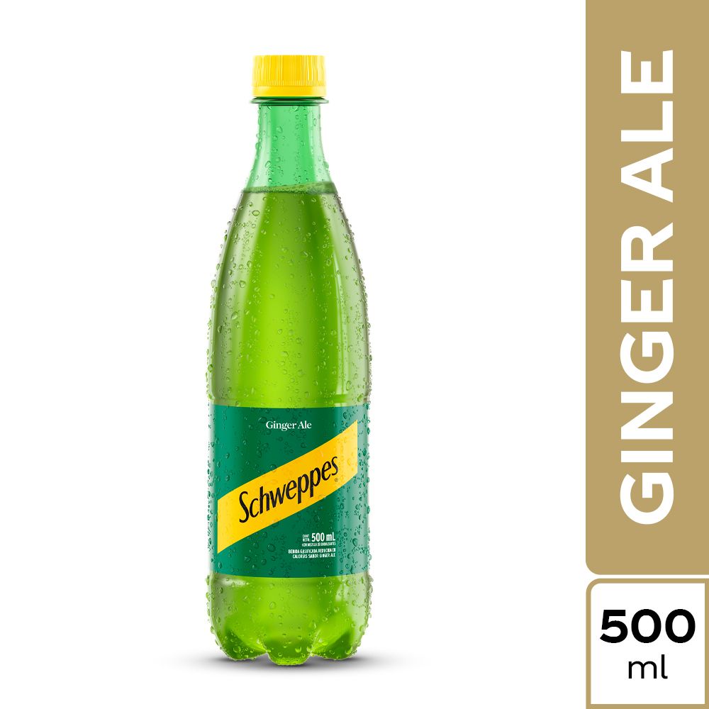 Gaseosa Schweppes Ginger Ale Botella 500ml