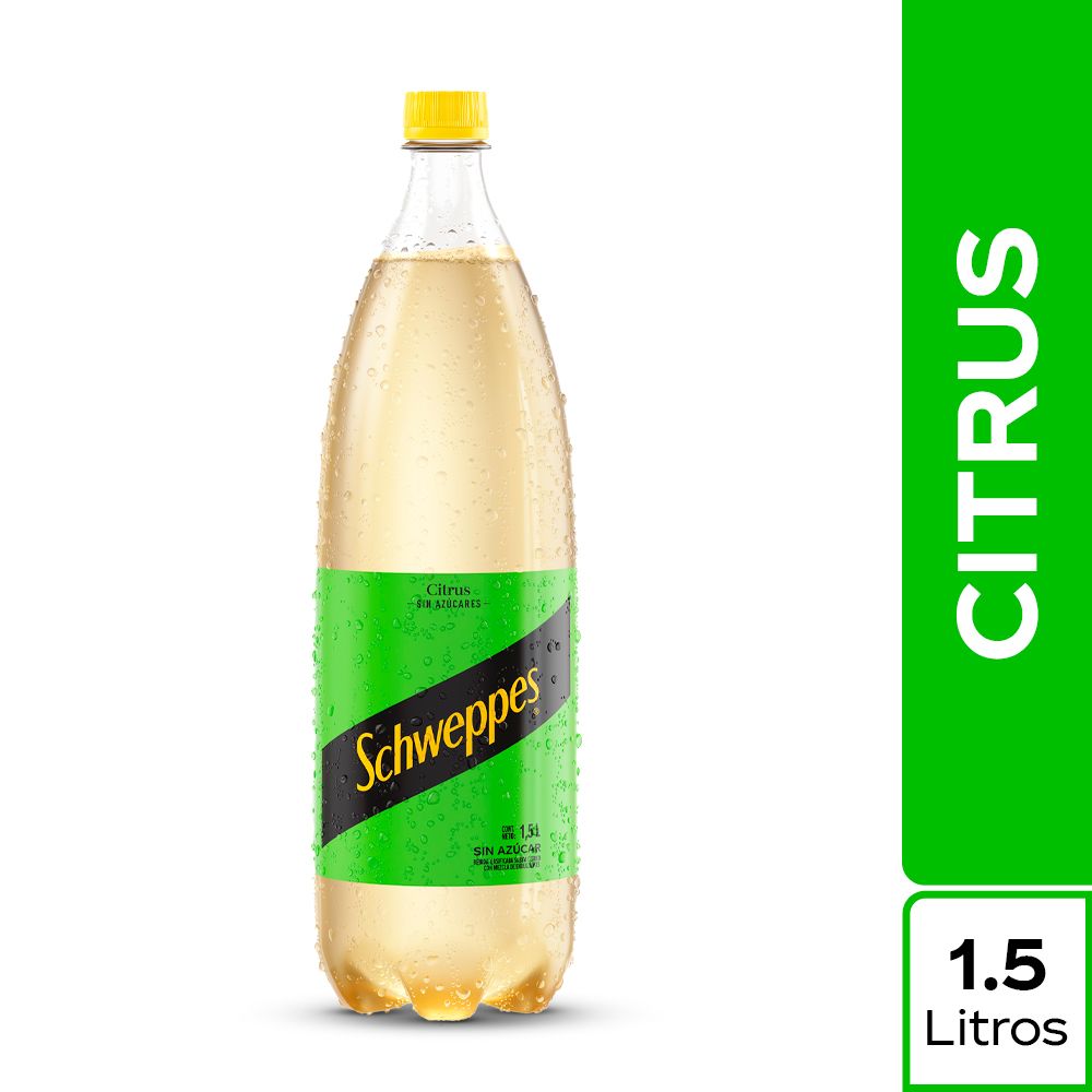 Gaseosa Schweppes Citrus Botella 1.5L
