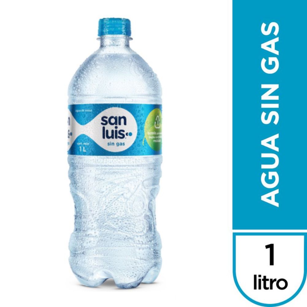 Agua de Mesa Sin Gas San Luis Botella 1L