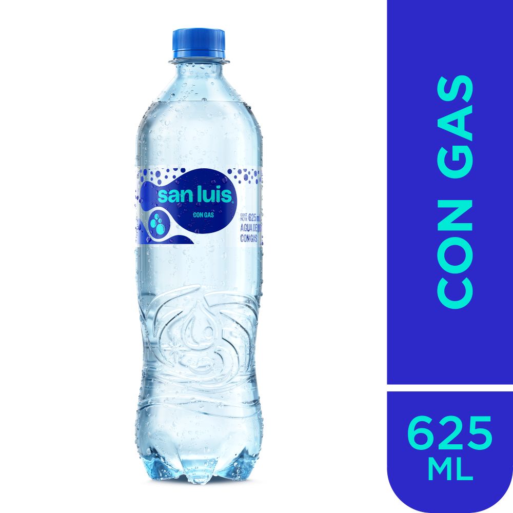 Agua de Mesa Con Gas San Luis Botella 625ml