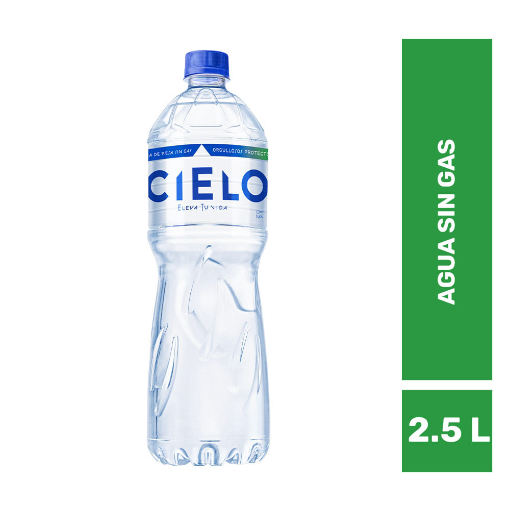 Agua Natural Sin Gas Cielo Botella 2.5L