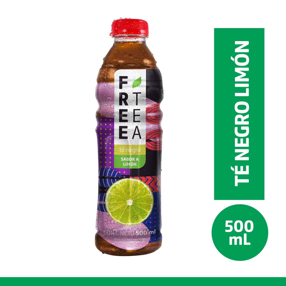 Té Negro Free Tea Limon Botella 500ml
