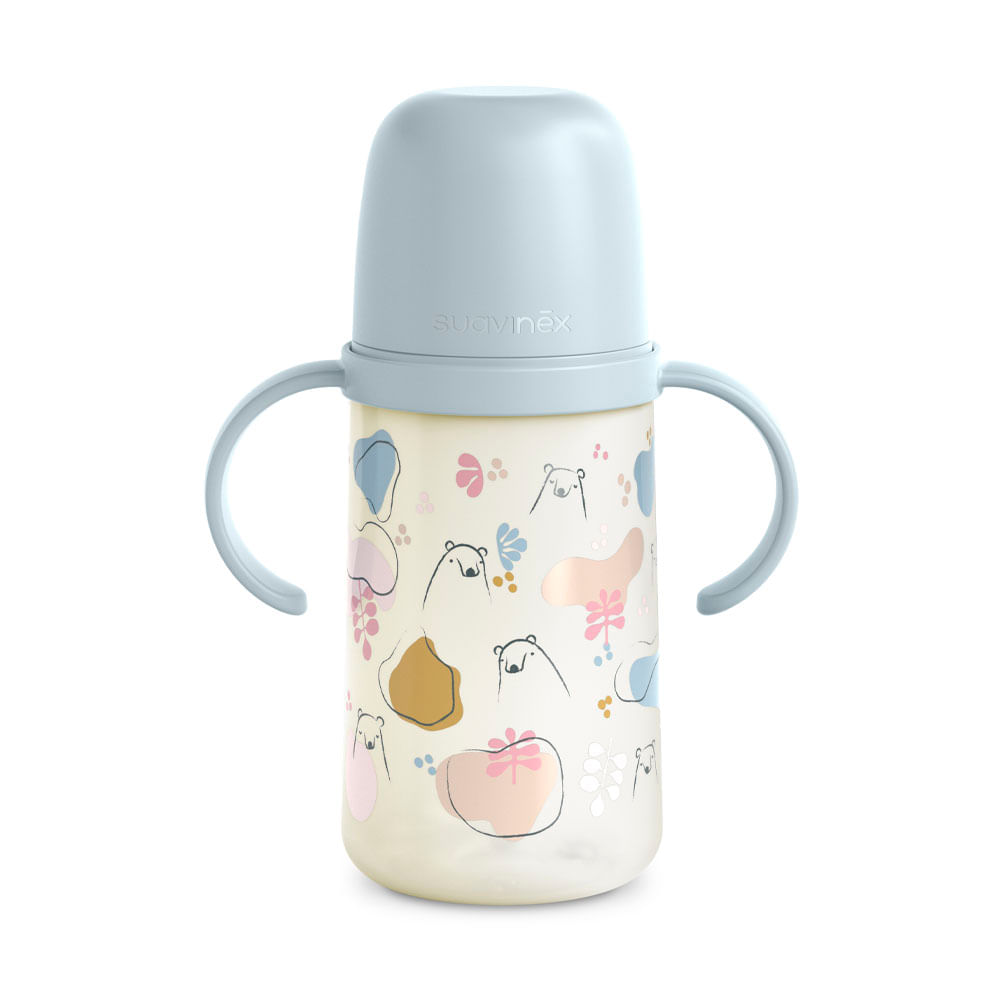 Biberón Taza Second Suavinex Entrenamiento 270ml Oso Azul
