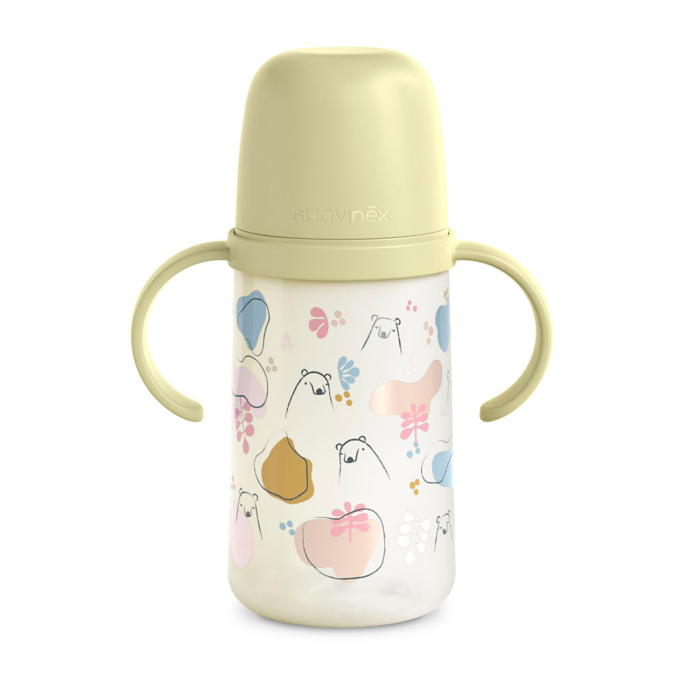 Biberón Taza Second Suavinex Entrenamiento 270ml Oso Verde