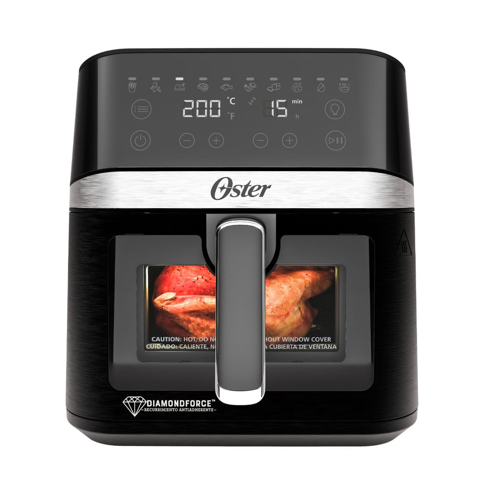 Freidora de Aire Digital Recubrimiento DiamondForce 6L con Ventana CKSTAF60WDDF Oster