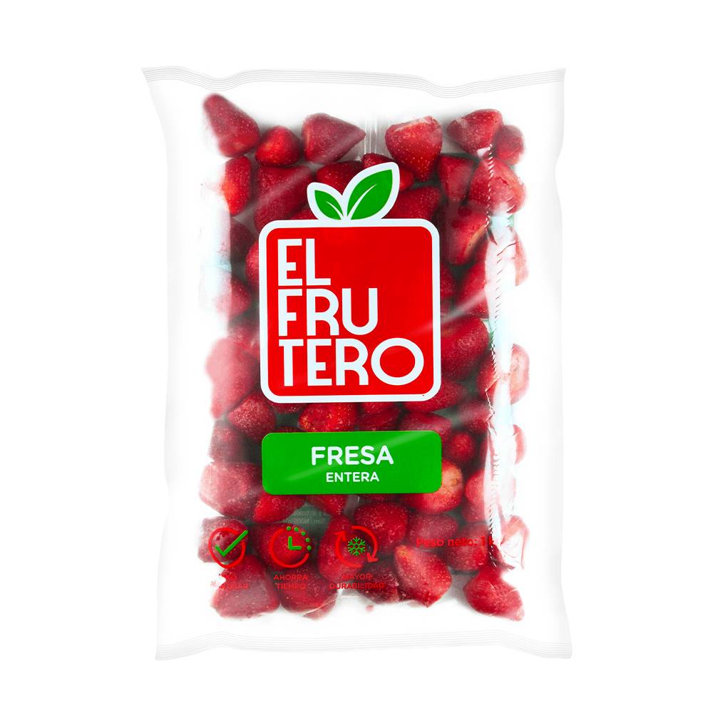 Fresa Entera Congelada El Frutero 1kg