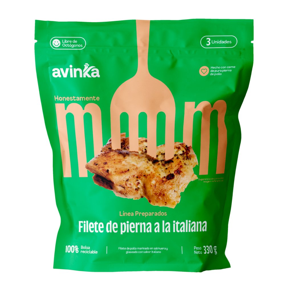 Filete de Pierna a la Italiana Avinka 330g