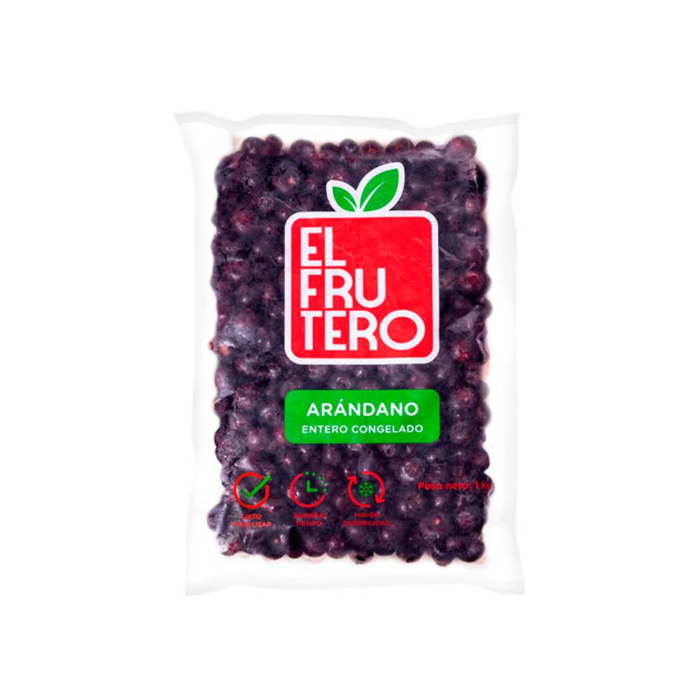 Arándano Entero Congelado El Frutero 1kg