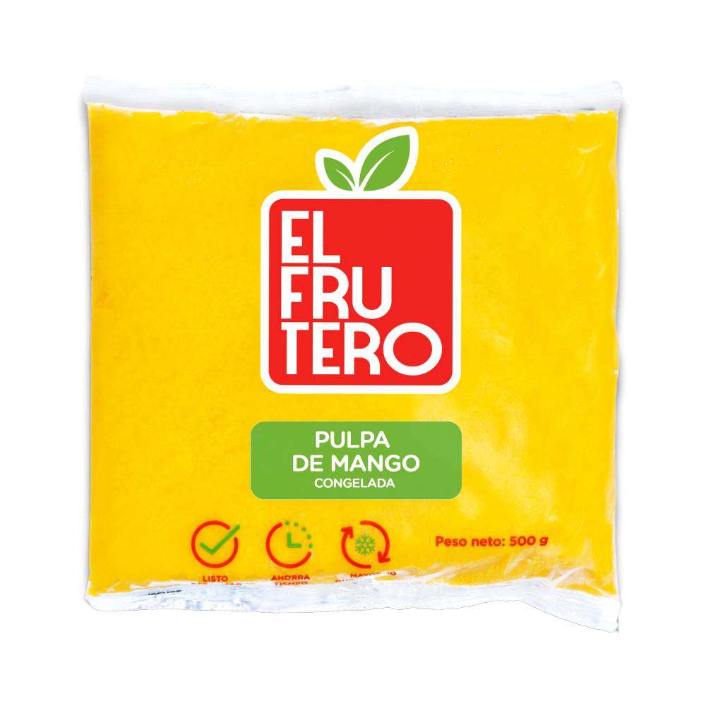 Pulpa de Mango Congelada El Frutero 500g