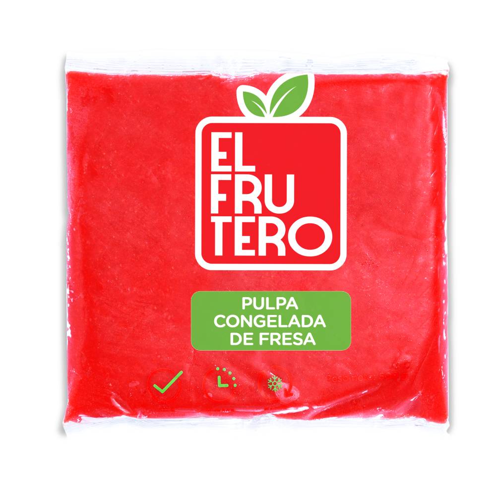 Pulpa de Fresa Congelada El Frutero 500g